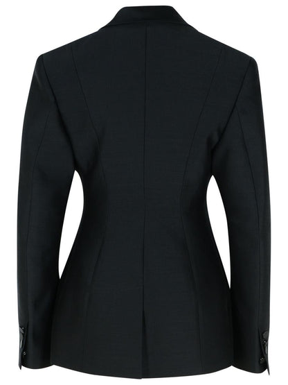 DSQUARED2 „Dan“ – Schwarzer Blazer aus Schurwollmischung