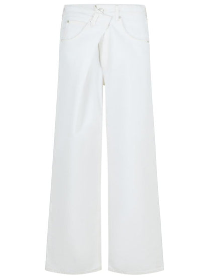 Agolde „Vana“ weiße Baumwolljeans
