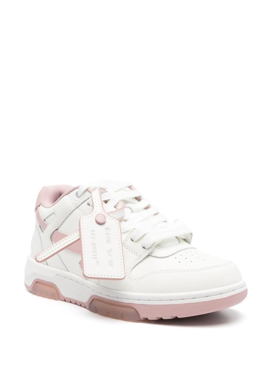 Off-White Out Of Office Kalbsleder Weiß - Rosa