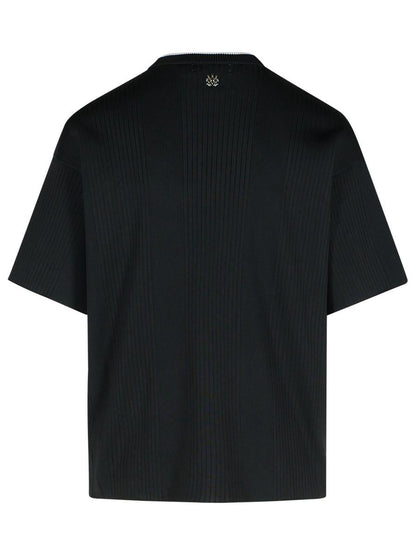 Amiri – Schwarzes T-Shirt „Jazz“ aus Viskosemischung