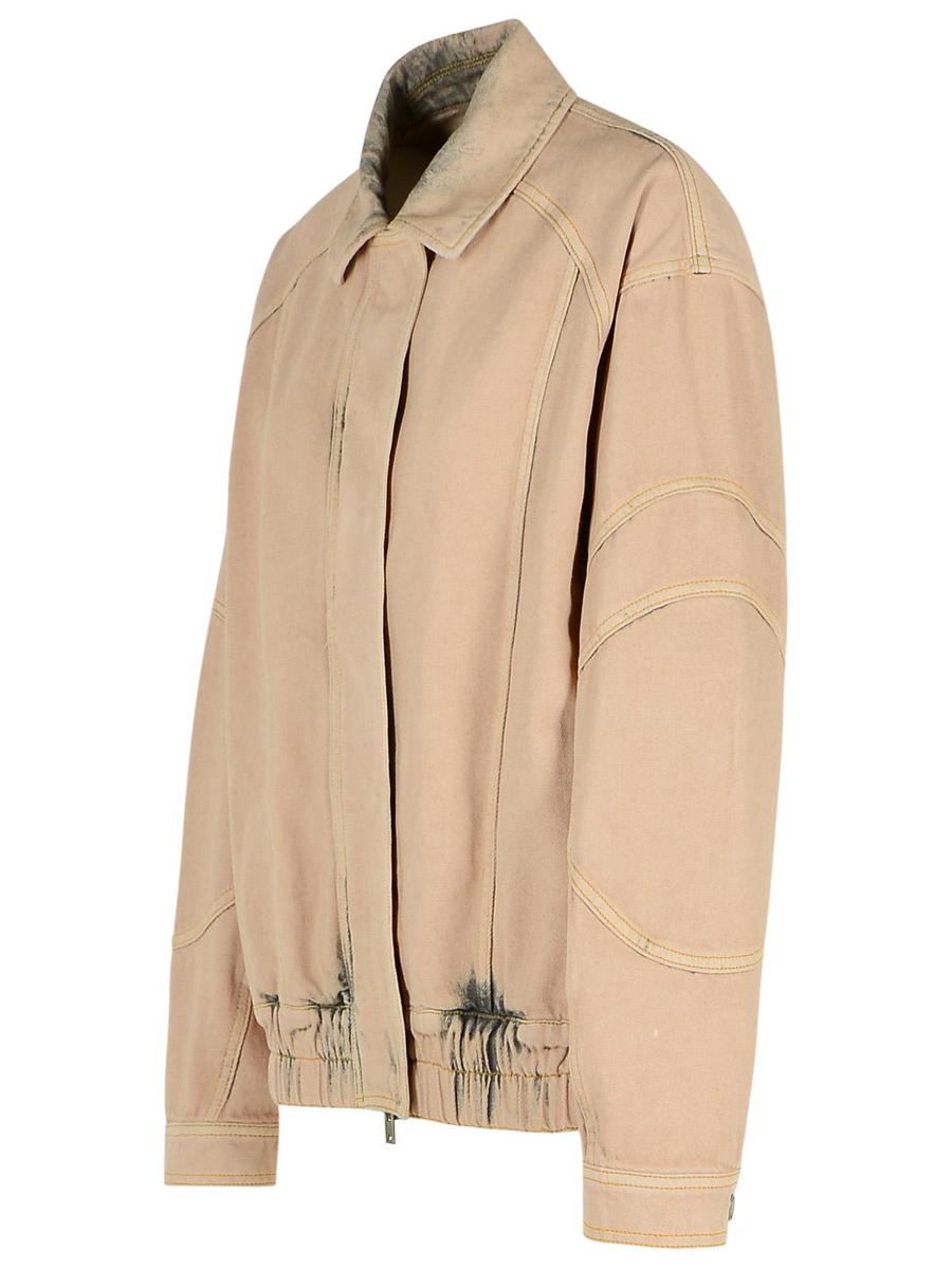Golden Goose – Rosafarbene Bomberjacke „Nancy“ aus Baumwolle