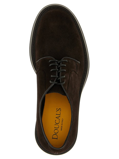 Doucal's Wildleder-Schnürschuhe