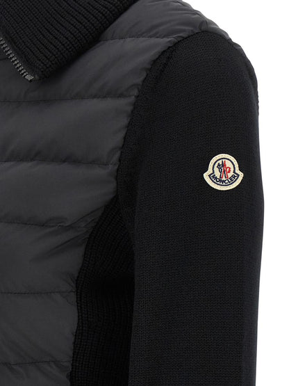 Moncler Zwei-Material-Cardigan