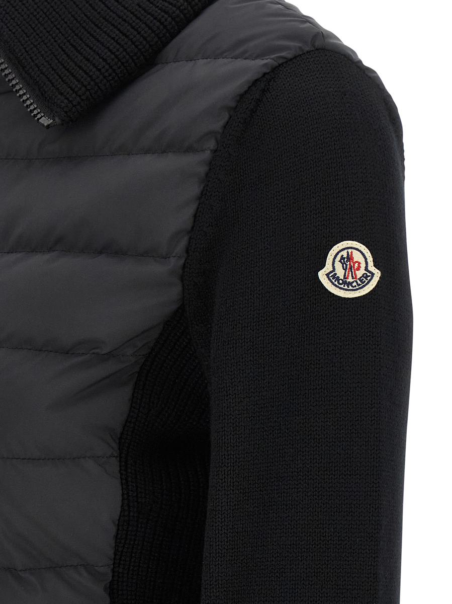 Moncler Zwei-Material-Cardigan