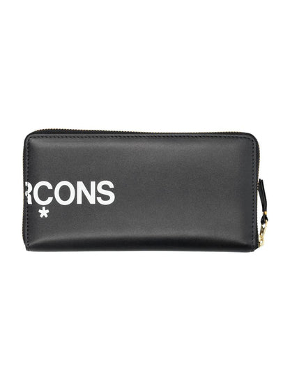 Comme Des Garçons Hugo Logo Reißverschluss-Geldbörse