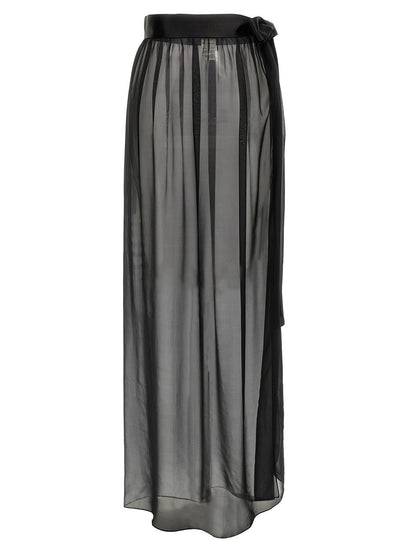 Dolce &amp; Gabbana Langer Chiffonrock