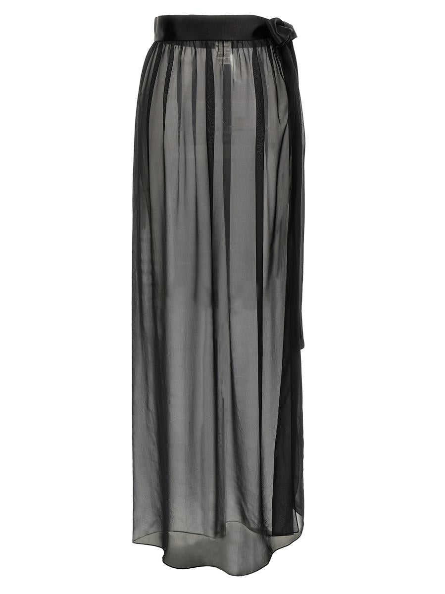 Dolce &amp; Gabbana Langer Chiffonrock