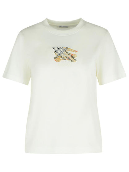 Burberry Weißes Baumwoll-T-Shirt