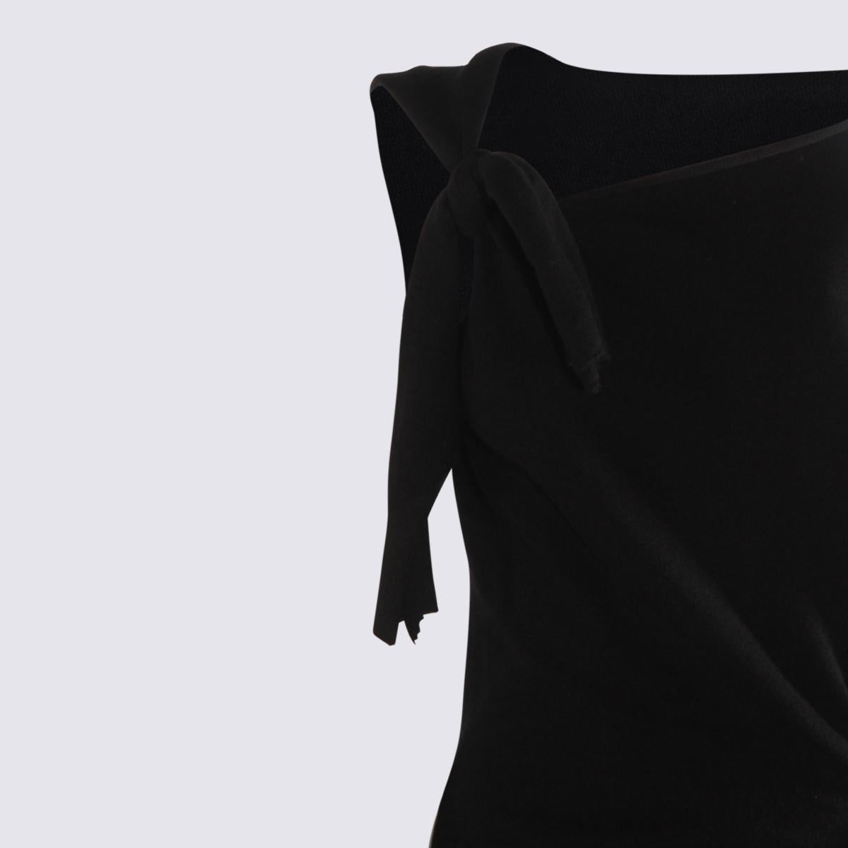 Schwarzes Wollkleid von Moschino