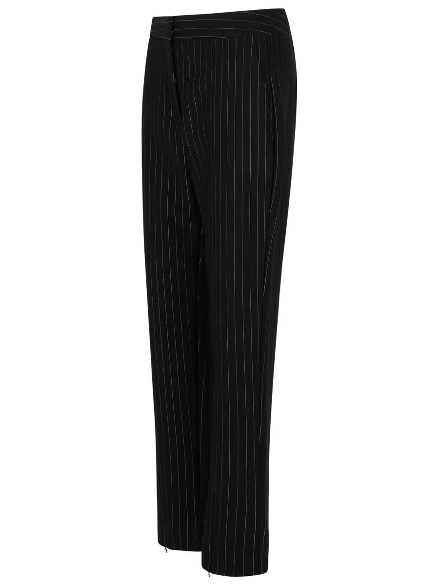 Ganni – Schwarze Hose aus Viskosemischung