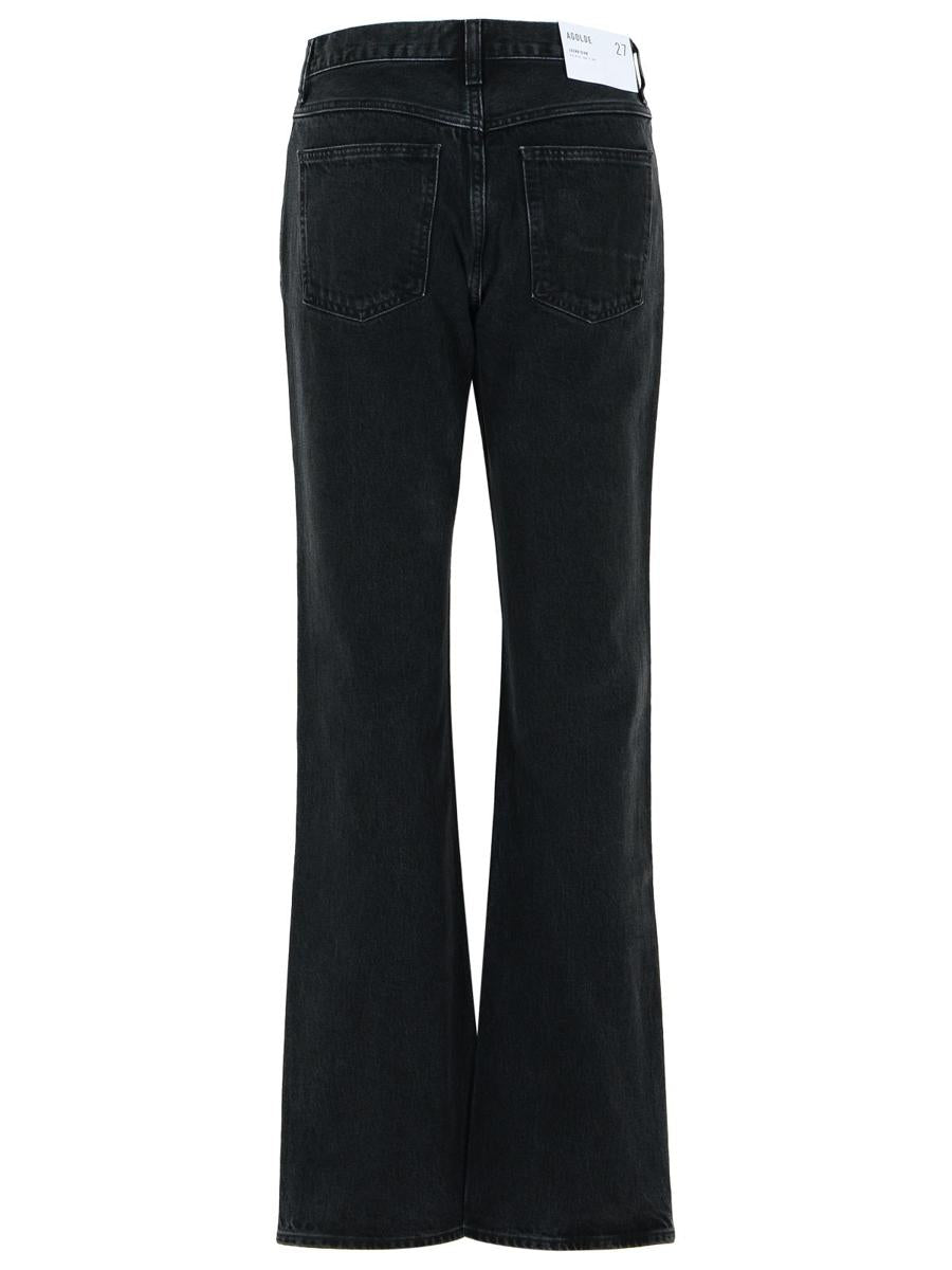 Agolde „Leena“ „Stage“ Jeans aus regenerierter Baumwolle