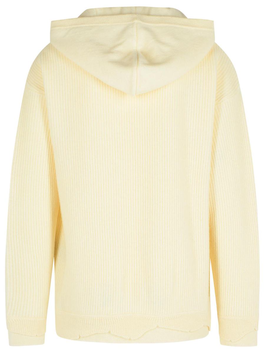 Laneus – Elfenbeinfarbener Pullover aus Wollmischung