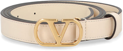 Valentino Garavani Vlogo Signature Ledergürtel