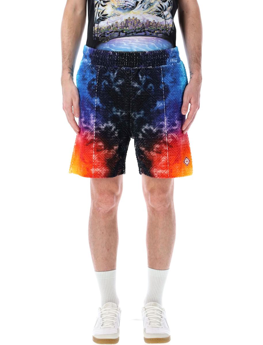 Casablanca Frottee-Shorts mit Farbverlauf