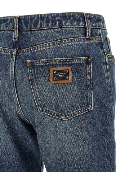Dolce &amp; Gabbana Jeans mit Logo-Etikett