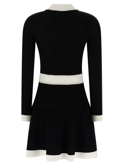 Balmain zweifarbiges Kleid