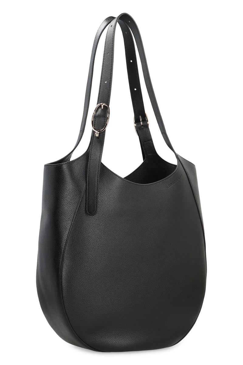Longchamp Le Foulonné XL-Einkaufstasche aus glattem Leder
