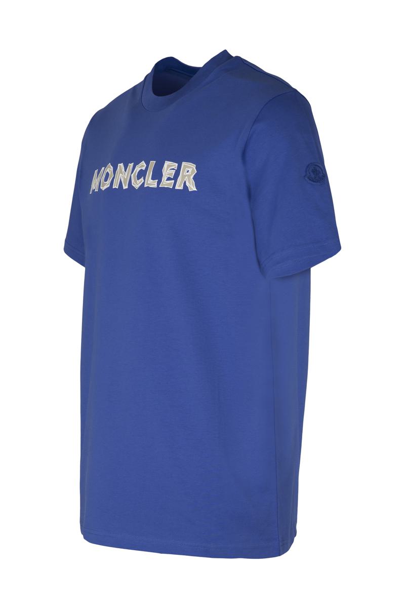 Moncler Baumwoll-T-Shirt mit Rundhalsausschnitt