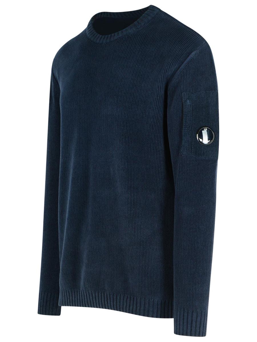 Marineblauer Baumwollpullover von CP Company