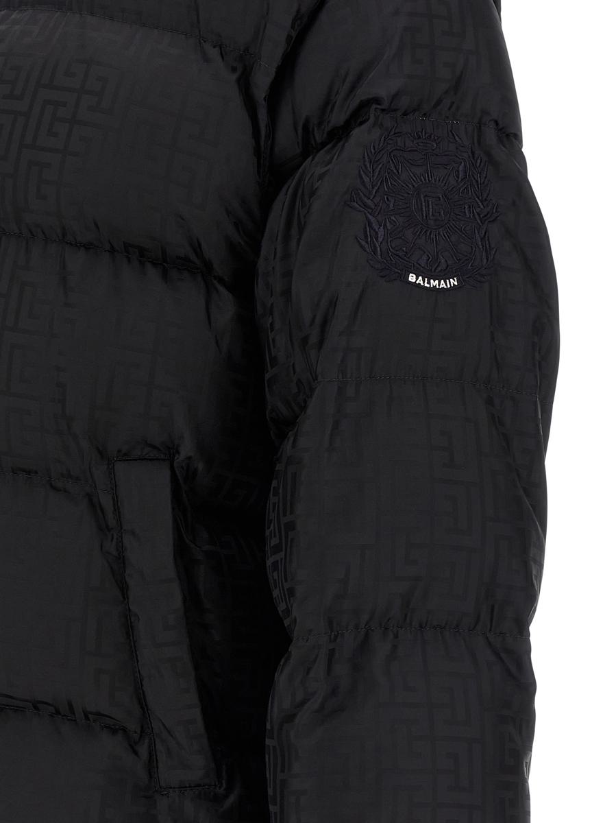 Balmain „Monogram Pb Labirinto“ Daunenjacke