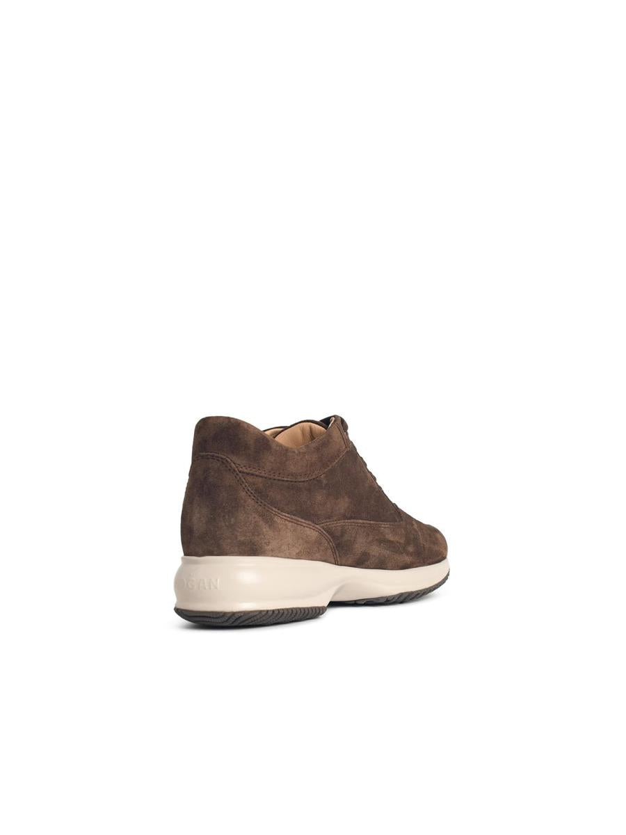 Hogan „Interactive“ – Braune Wildleder-Sneaker