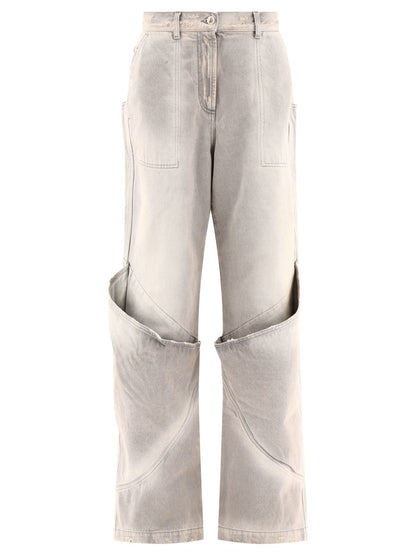 Die Attico Wide Leg Jeans