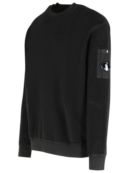 Schwarzes Baumwoll-Sweatshirt von CP Company