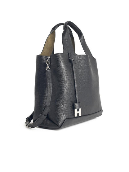 Hogan Schwarze Ledertasche