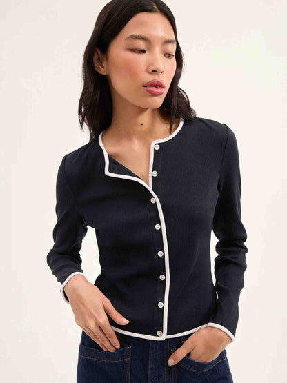 Veronica Beard Wilmer Baumwoll-Cardigan