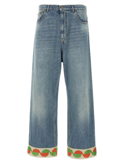 Valentino Garavani Valentino Garavani Jacquard-Jeans