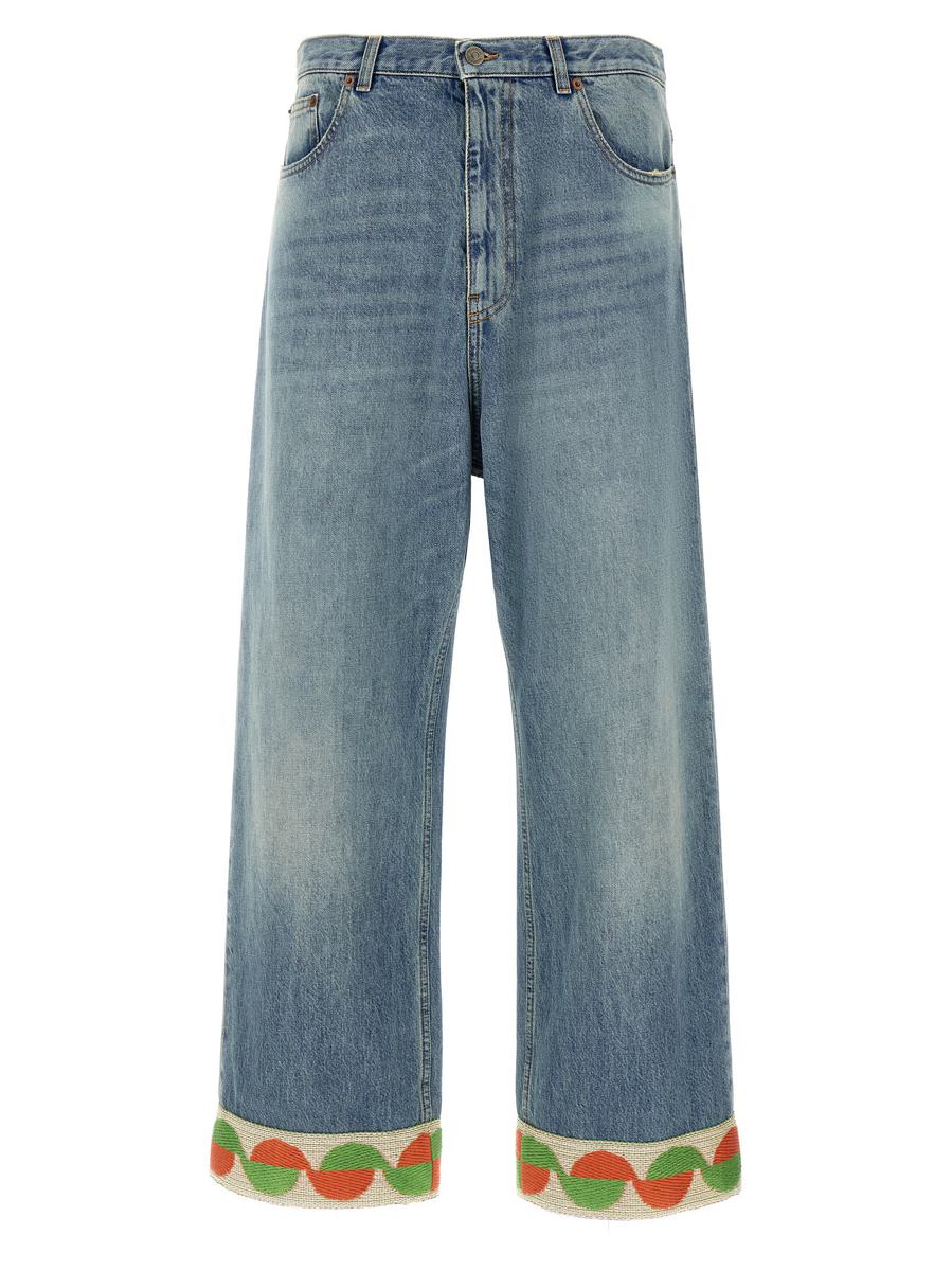 Valentino Garavani Valentino Garavani Jacquard-Jeans