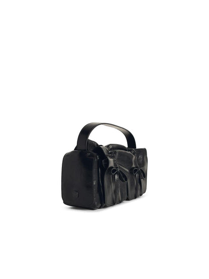 Acne Studios – Schwarze Ledertasche „Multipocket“