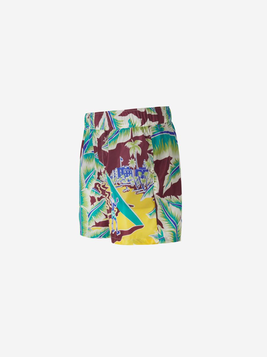 Valentino Garavani Badeshorts mit Blumenmotiv