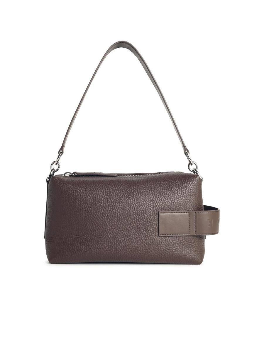 Hogan Braune Ledertasche