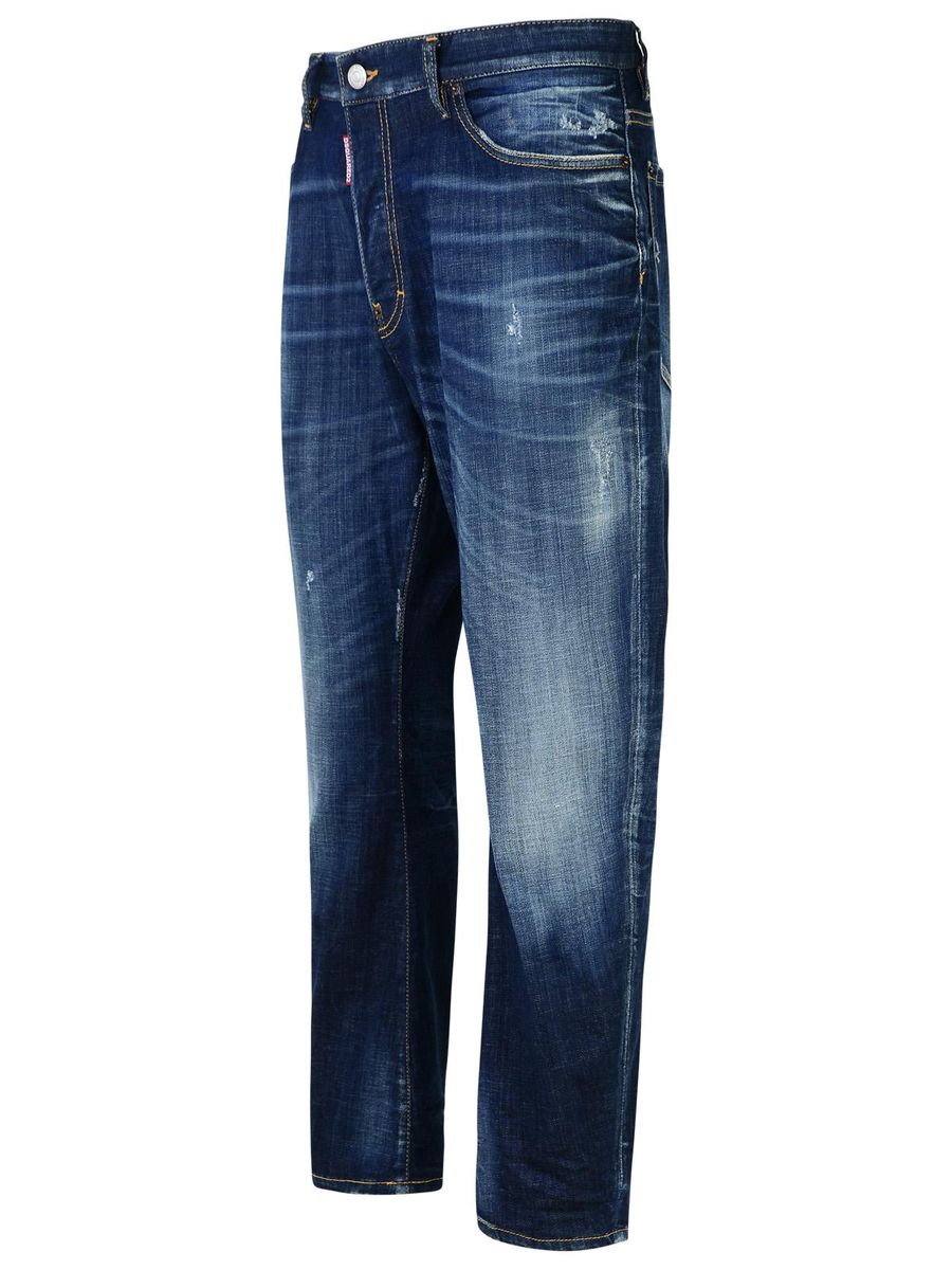 Dsquared2 – Blaue Jeans „Bro“ aus Baumwolle