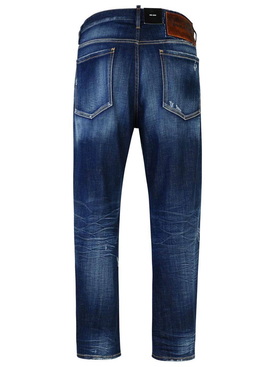 Dsquared2 – Blaue Jeans „Bro“ aus Baumwolle