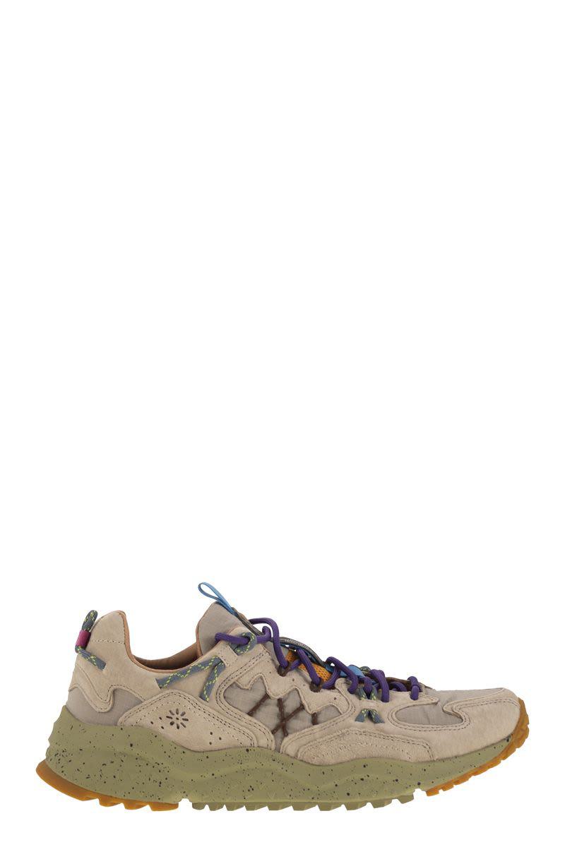 Flower Mountain Yamabushi – Sneakers aus Wildleder und Funktionsgewebe
