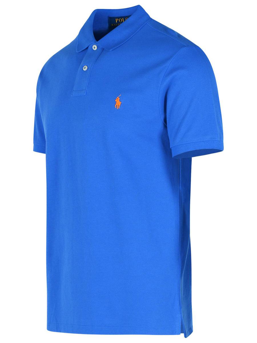 Polo Ralph Lauren – Blaues Poloshirt aus Baumwolle