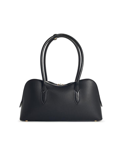 Stella McCartney – Mittlere Tasche „Ryder“ aus schwarzem veganem Leder