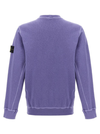 Sweatshirt mit Logo-Aufnäher von Stone Island
