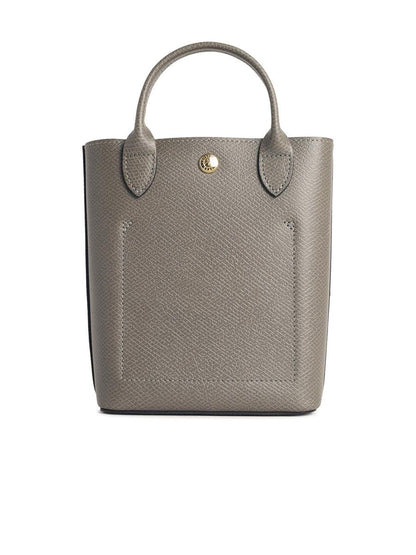 Longchamp „Xs Epure“ taubengraue Ledertasche