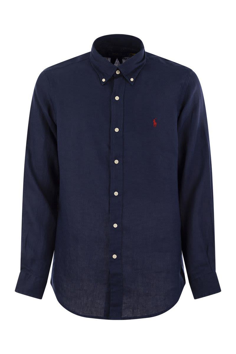Polo Ralph Lauren Leinenhemd im Custom-Fit
