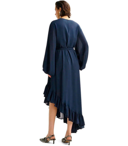 Essentiel Antwerp Iflower Marineblaues Kleid