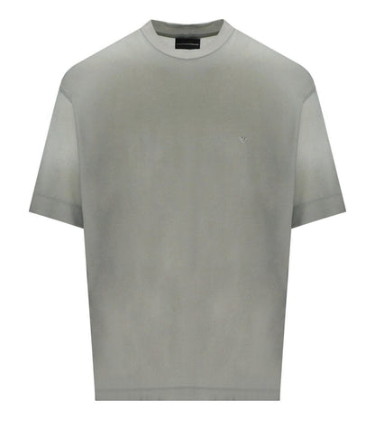 Emporio Armani – T-Shirt mit Farbverlauf in Grau