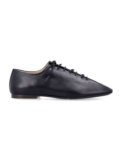 Lemaire Souris Flat Nappa Derbys Schwarz