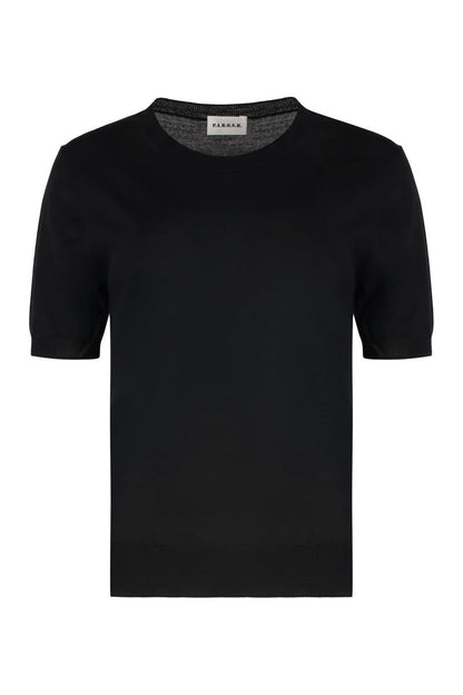 PAROSH Linfa Pullover mit Rundhalsausschnitt aus Wollmischung