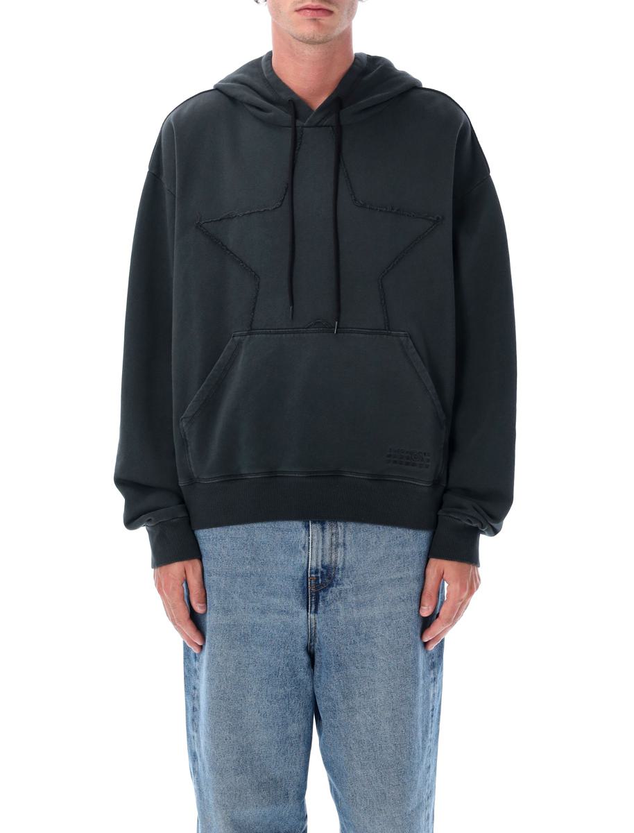 MM6 Maison Margiela – Oversize-Kapuzenpullover mit Stern