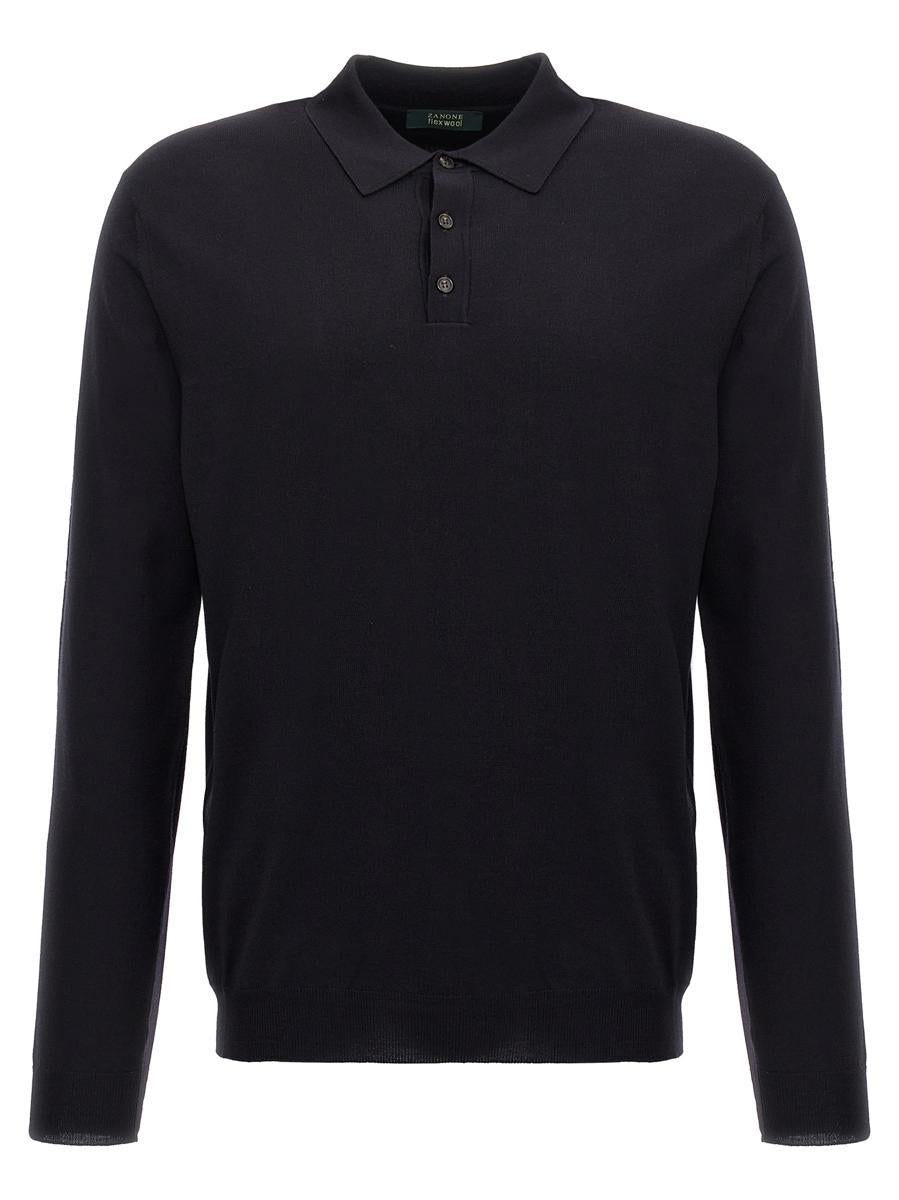 Zanone Woll-Poloshirt
