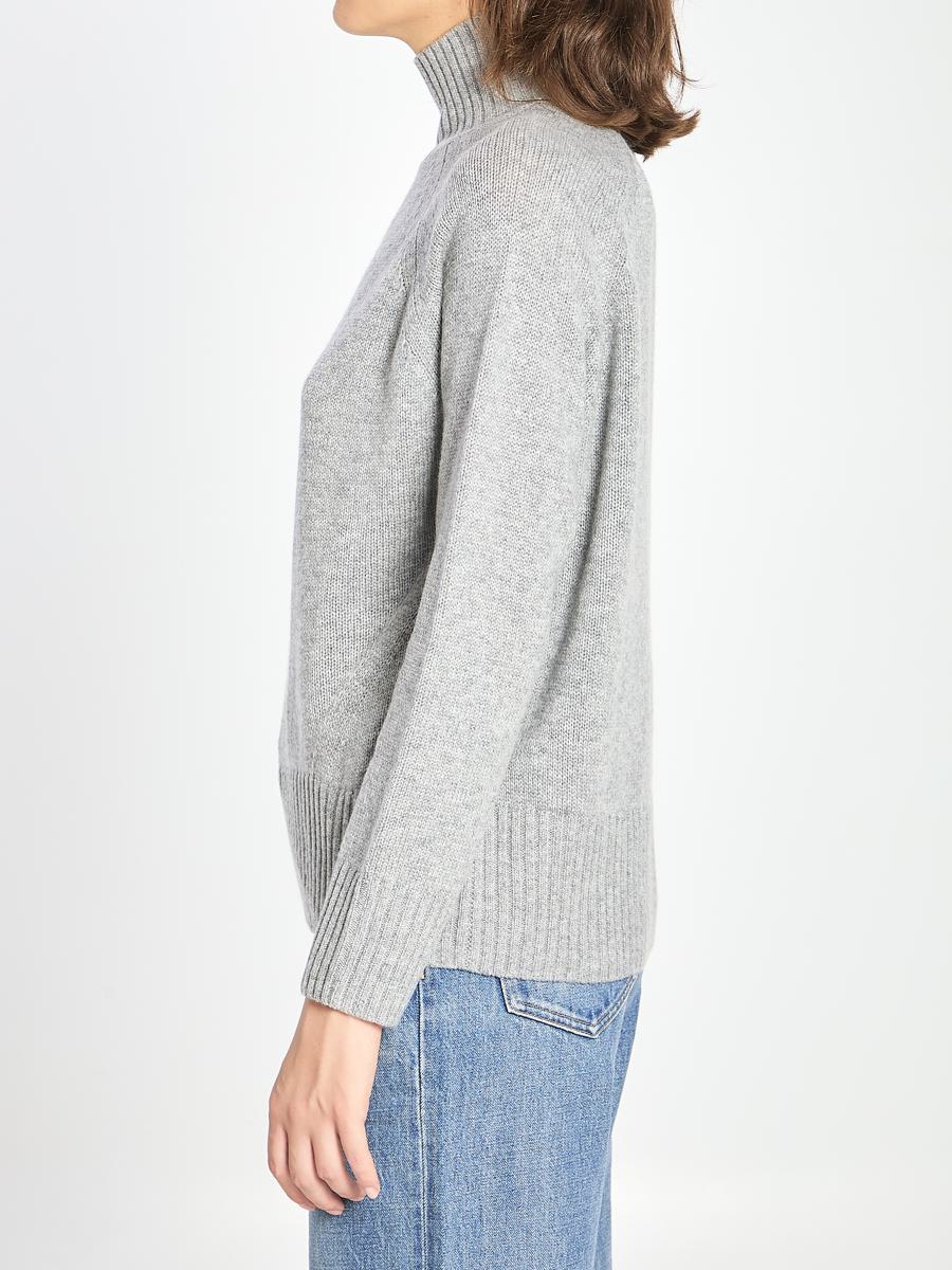 Rollkragenpullover aus Wolle und Kaschmir