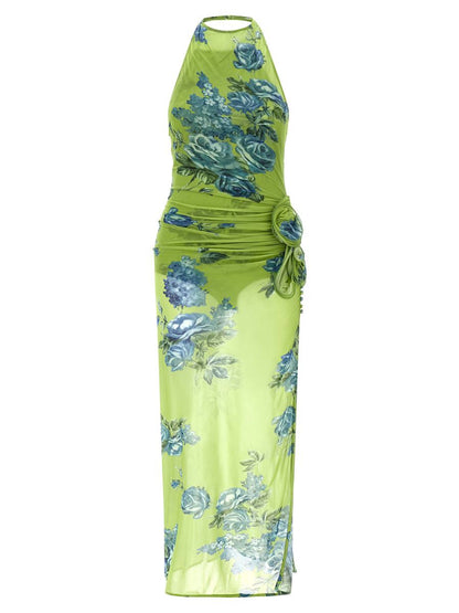 Magda Butrym „Pf Dress 18“ Langes Kleid
